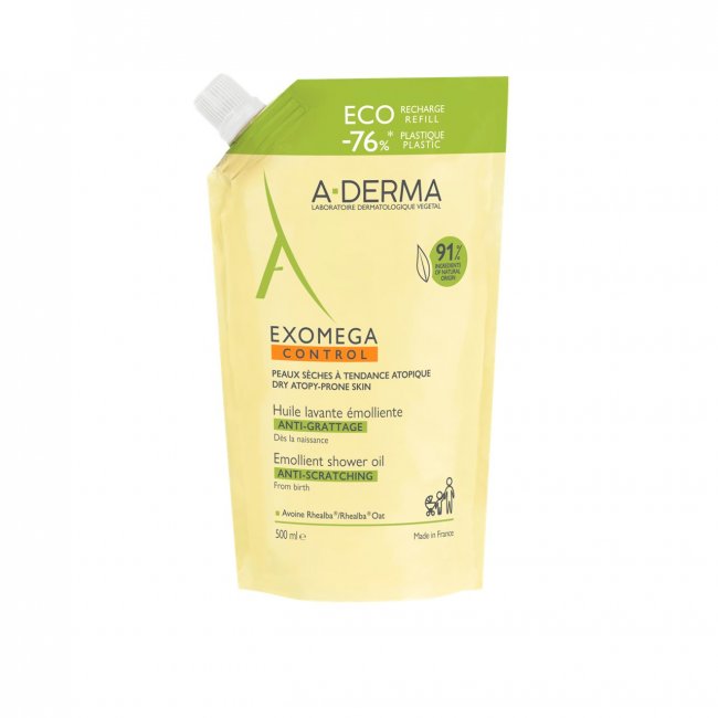 A-Derma Exomega Control Emollient Shower Oil