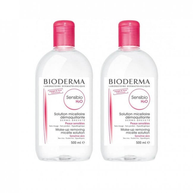 PROMOTIONAL PACK: Bioderma Sensibio H2O Make-Up Removing Micelle Solution 500ml x2