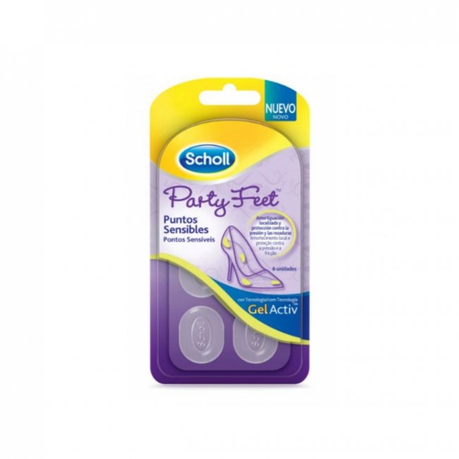 Dr Scholl Party Feet Invisible Gel Sore Spots x6