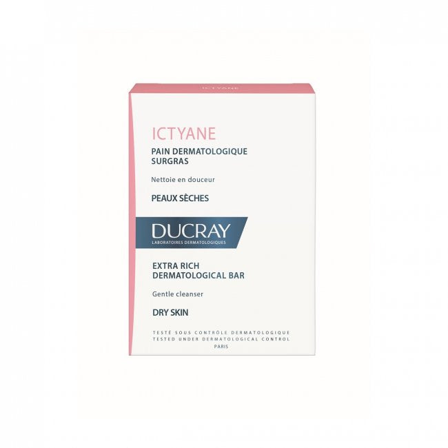 Ducray Ictyane Ultra-Rich Dermatological Soap Bar 100g