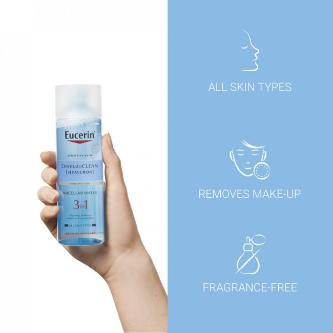 Eucerin DermatoCLEAN 3-in-1 Micellar Cleansing Fluid 200ml