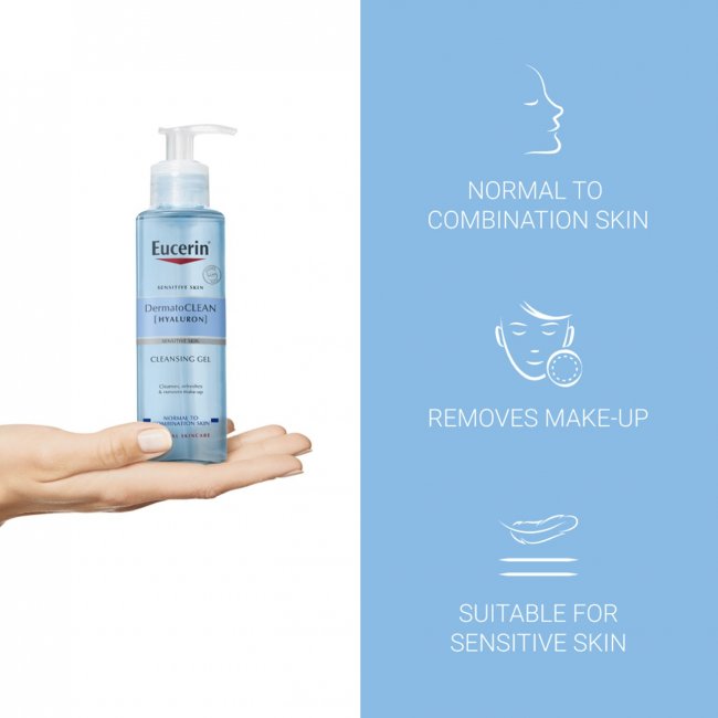 Eucerin DermatoCLEAN Hyaluron Cleansing Gel 200ml