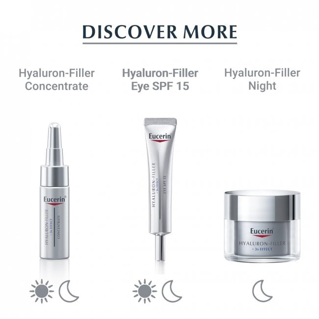 Eucerin Hyaluron-Filler 3x Effect Day Cream Dry Skin SPF15 50ml