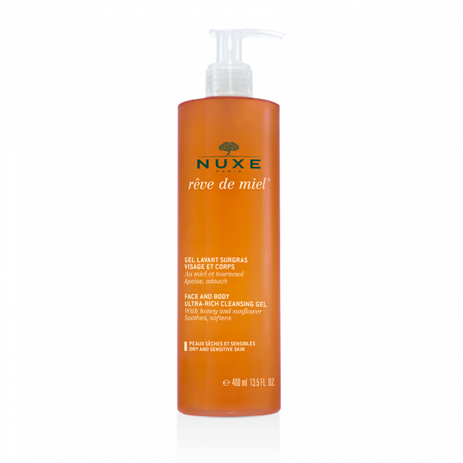NUXE Rêve de Miel Face and Body Ultra-Rich Cleansing Gel 400ml