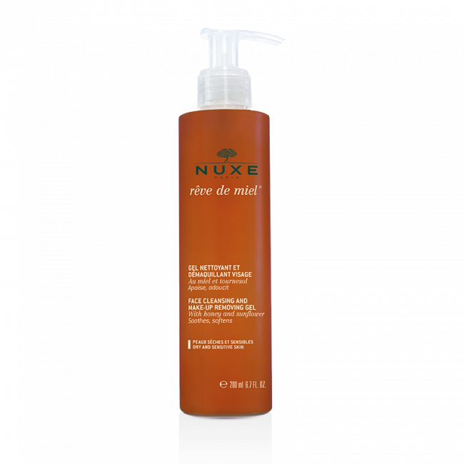NUXE Rêve de Miel Face Cleansing and Make-Up Removing Gel 200ml
